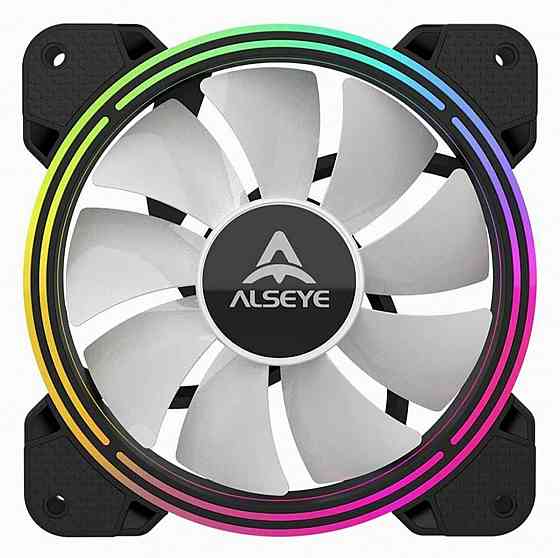 Комплект вентиляторов для корпуса 3шт. Alseye Halo 4.0-B Kit Argb (арт-9429) Донецк