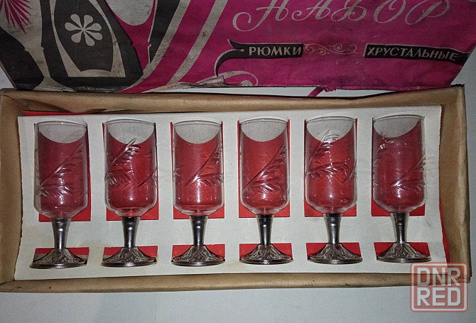 Набор хрустальных рюмок Донецк - изображение 2