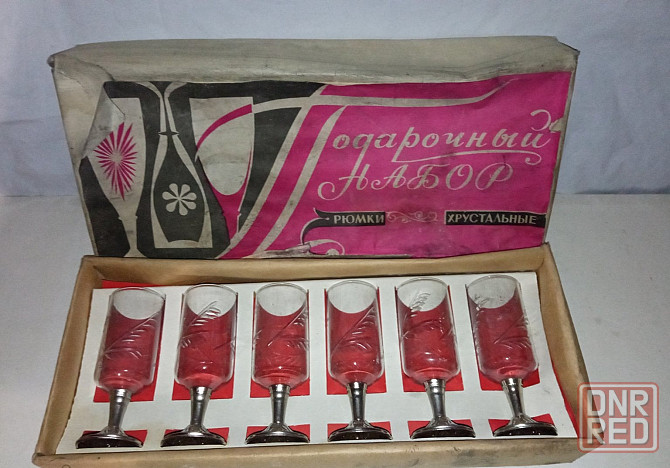 Набор хрустальных рюмок Донецк - изображение 1