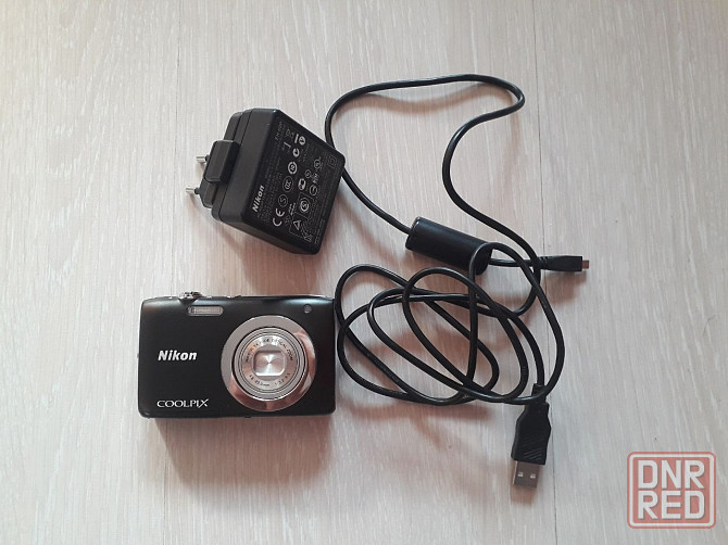Nikon S2600 14.1Mpx+ шнур/зарядка/чехол/карта Донецк - изображение 1
