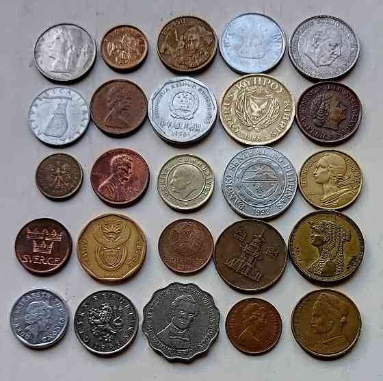 Продам набор 25 монет из 25 разных стран. Донецк