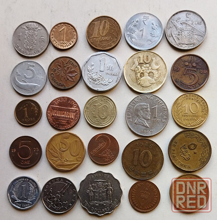Продам набор 25 монет из 25 разных стран. Донецк - изображение 2