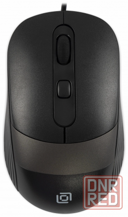 Мышь оклик 310m черный/серый оптическая (2400dpi) Usb для ноутбука (4but) (арт-7451) Донецк - изображение 1