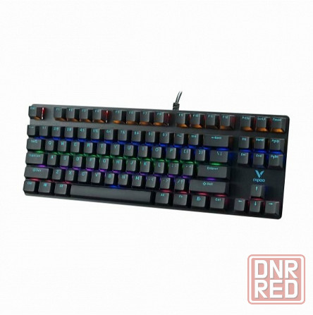 Игровая клавиатура механическая Rapoo V500pro-87 - черный, проводная (арт-8063) Донецк - изображение 2