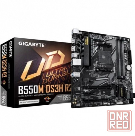 Материнская плата Gigabyte B550m Ds3h R2 (Am4, Matx) (арт-6346) Донецк - изображение 1