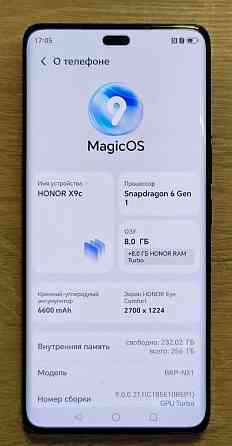 Honor x9c, 8/256 , 2 sim Торез