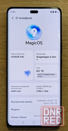 Honor x9c, 8/256 , 2 sim Торез - изображение 2