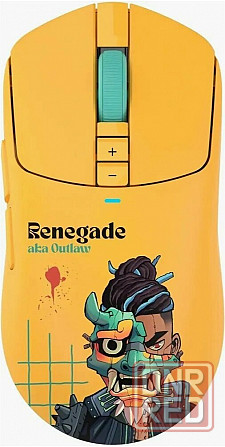 Мышь A4tech Bloody R72 Ultra желтый оптическая 20000dpi беспров. Usb-C 6but (арт-7109) Донецк - изображение 1