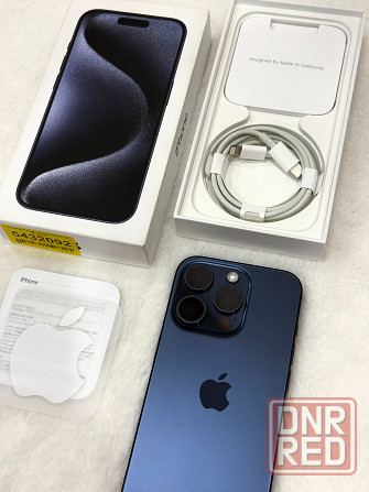 iPhone 15 Pro 128Gb Blue Titanium (SIM+eSIM) Донецк - изображение 1