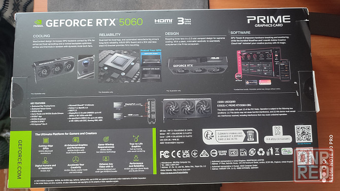 Продам ASUS PRIME GeForce RTX 5060 OC Edition Макеевка - изображение 2
