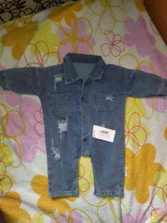Джинсовый комбинезон для новорожденных Донецк