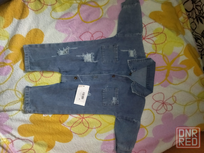 Джинсовый комбинезон для новорожденных Донецк - изображение 3