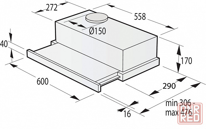 Вытяжка Gorenje TH64E3SGB Донецк - изображение 3