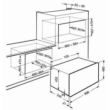Духовой шкаф электрический SMEG S890PMFR7 Донецк