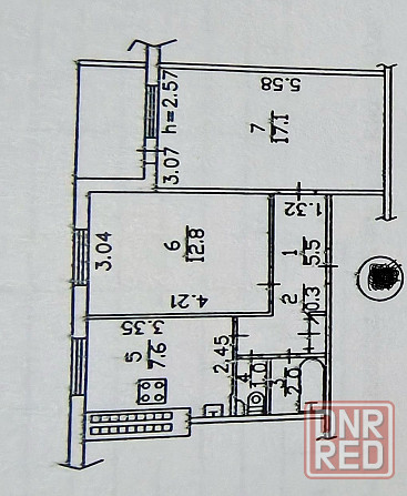 Продам 2-комнатную квартиру на Мирном. Туполева Донецк - изображение 1