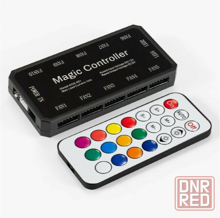 Контроллер-хаб с пультом управления Exegate Ex295975rus Exh6p. Argb для вентиляторов с подсветкой Ar Донецк - изображение 1