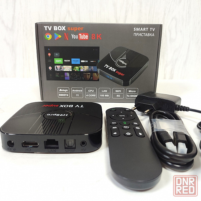 Смарт-приставка TV Box super H98pro Донецк - изображение 2
