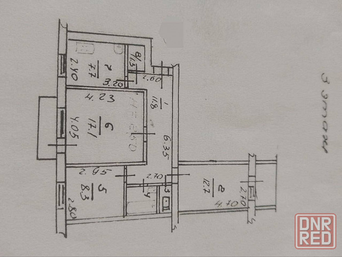 3 комнатная квартира ул. м.сибиряка Мариуполь - изображение 5
