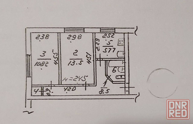 2 комнатная квартира ул.Кронштадтская Мариуполь - изображение 2