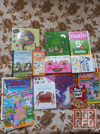 Книги на французском учебники, стихи, песни, ребусы и кроссворды Донецк - изображение 1