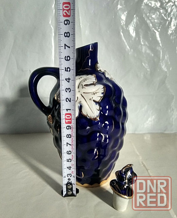 Кувшин виноградная гроздь коростень фарфор Донецк - изображение 3