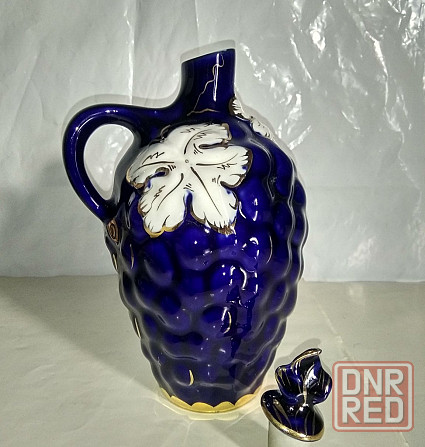 Кувшин виноградная гроздь коростень фарфор Донецк - изображение 4