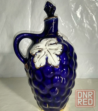 Кувшин виноградная гроздь коростень фарфор Донецк - изображение 1