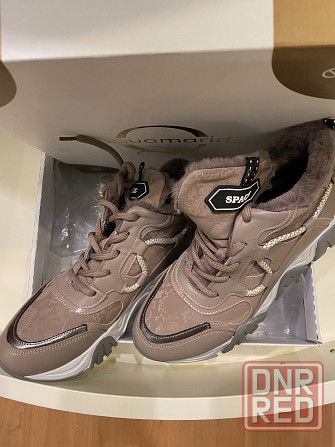 Ботинки зимние, натуральные кожа и мех, Aqamarin, Турция Донецк - изображение 2