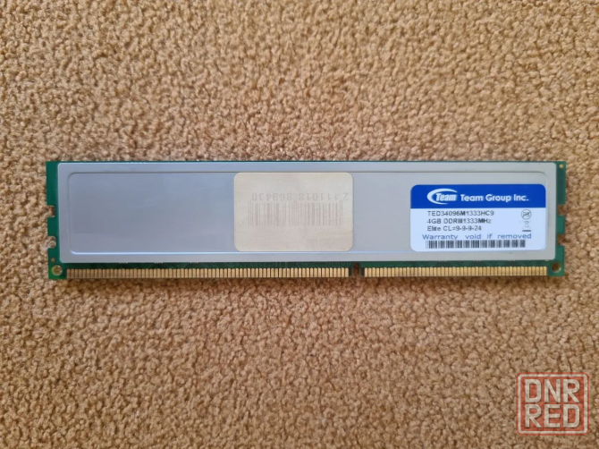 Оперативная память Team Group TED34096M1333HC9 4GB Донецк - изображение 2