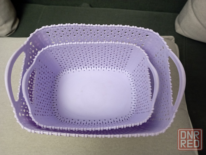 Набор из 2 корзин пластиковых Макеевка - изображение 4