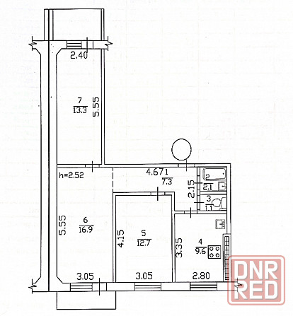 Продажа 3 ком. кв-ры по ул. Раздольная в Пролетарском р-не, г. Донецк Донецк - изображение 8