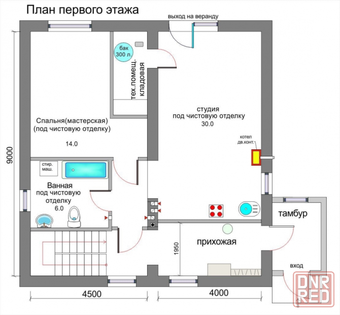 Продажа 3-х уровневого коттеджа, Центр Гвардейки Макеевка - изображение 7