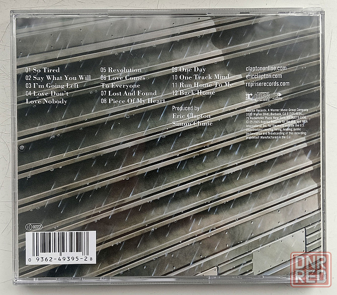 Eric Clapton (2005) Back Home - CD, фирм. (EU) Макеевка - изображение 2