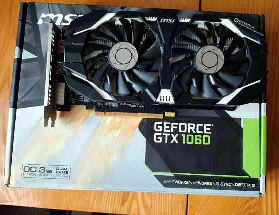 Видеокарта MSI GTX 1060 3Gb Макеевка