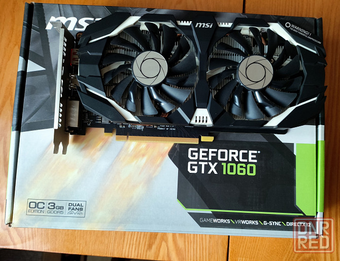 Видеокарта MSI GTX 1060 3Gb Макеевка - изображение 1