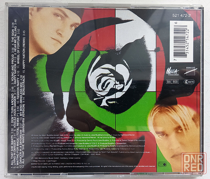 Ace Of Base (1993) Happy Nation - CD, фирм. (Germany) Макеевка - изображение 2