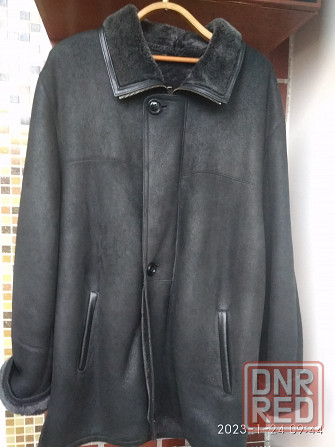 Дубленка мужская. Натуральная кожа. 52 размер. Донецк - изображение 4