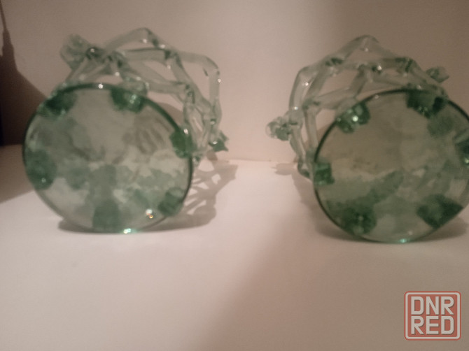 Корзинка конфетница цветное стекло ссср Донецк - изображение 2