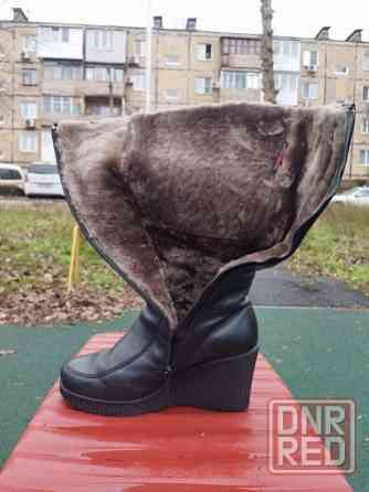 Сапоги женские 38 р. кожаные Беларусь Донецк