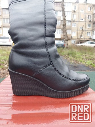 Сапоги женские 38 р. кожаные Беларусь Донецк - изображение 7