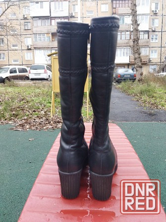 Сапоги женские 38 р. кожаные Беларусь Донецк - изображение 5