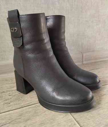 Зимние полусапожки (разм. 37), кожа Донецк