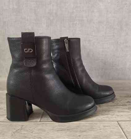 Зимние полусапожки (разм. 37), кожа Донецк