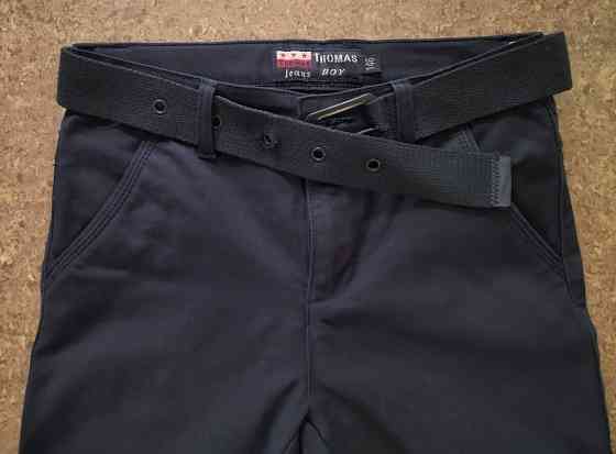 Школьные брюки (темно-синие, на рост 152 см) + поло Донецк