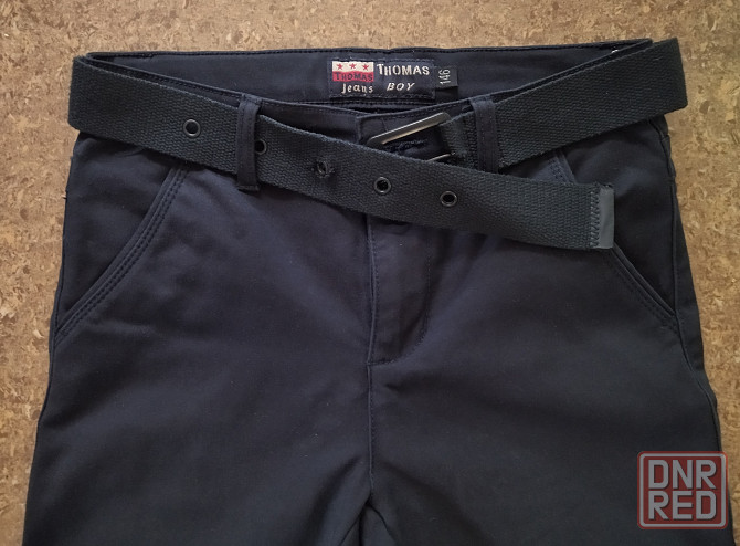 Школьные брюки (темно-синие, на рост 152 см) + поло Донецк - изображение 3