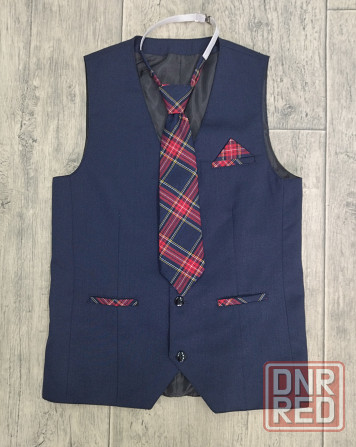 Школьный жилет+галстук (рост 158 см) Донецк - изображение 1