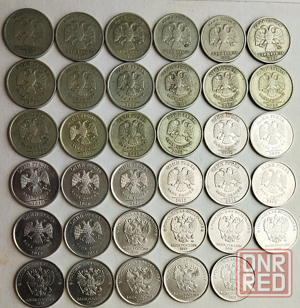 Продам полный набор монет 1,2,5,10 рублей 1997-2024гг Донецк - изображение 1