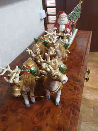 Новогодний подсвечник с музыкой Villeroy & Boch Сани Санты Донецк