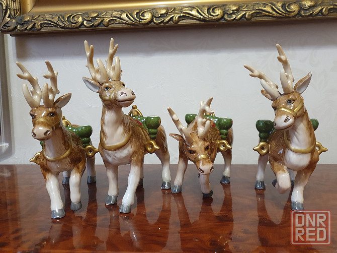 Новогодний подсвечник с музыкой Villeroy & Boch Сани Санты Донецк - изображение 3