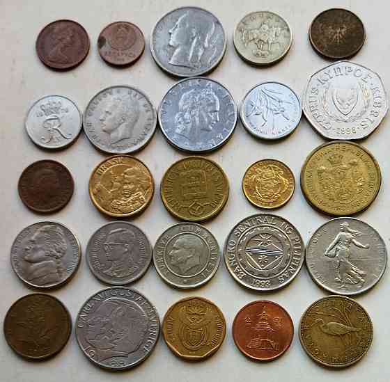 Продам 25 монет из 25 стран Донецк